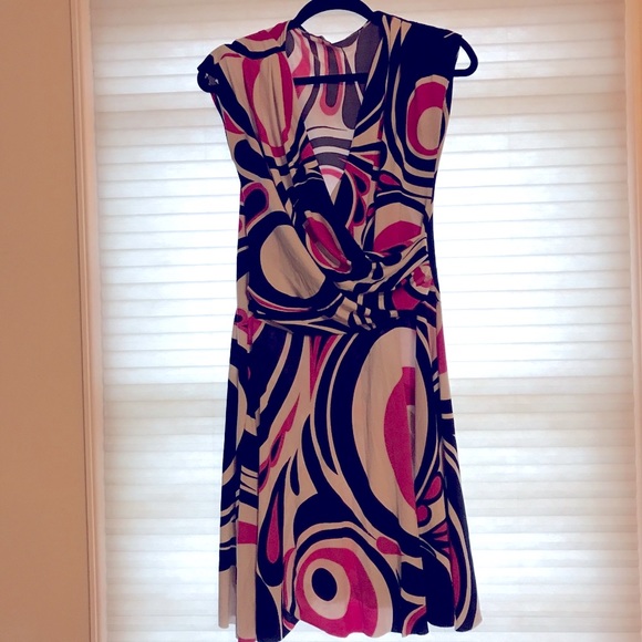 Pink multi dress. Size xl. - Picture 1 of 4